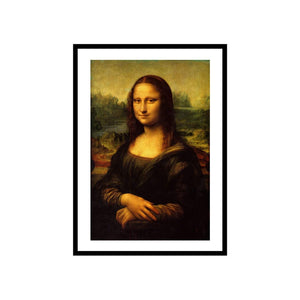 Mona Lisa Framed wall art by Leonardo da Vinci Italian Renaissance artist Wall art prints