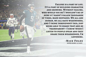Nick Foles Philadelphia Eagles Superbowl MVP quarterback Motivational speech Poster