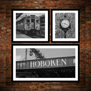 Hoboken New Jersey Home Wall Art Set of 3 framed art canvas print  poster