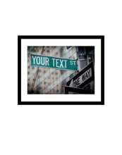 Load image into Gallery viewer, Custom personalized custom sign Street Sign Street Art Street sign with name Personalized Street Sign green sign Poster