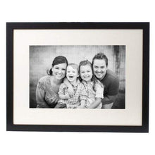 Load image into Gallery viewer, Custom size Black frames made of wood with glass Picture frames