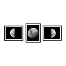 Load image into Gallery viewer, Moon wall art print framed moon wall art moon poster moon decor moon art moon and star moon wall hanging landscape abstract