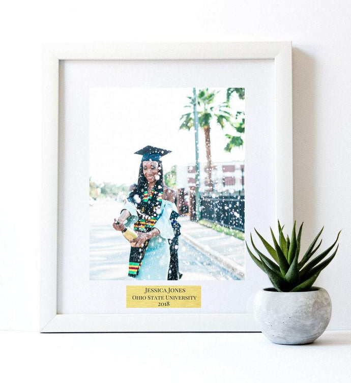 graduation picture frame personalized gift