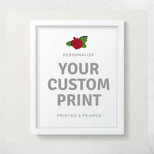 Custom poem print  Custom Frame poem print  custom poem print with photo frame print my poem frame poem custom poem print frame