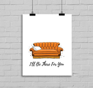 Friends TV Show I'll Be There For You movie poster friends tv show Poster
