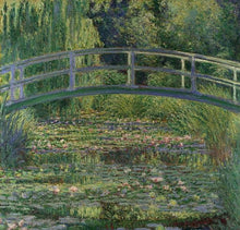 Load image into Gallery viewer, Pink Harmony framed wall art peint The Waterlily Pond 1899&quot; by Claude Monet Framed Painting Printhome decor wall art framed