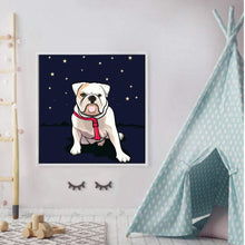 Load image into Gallery viewer, Custom pet portrait wall art for home decor We create custom dog portrait for your home wall art