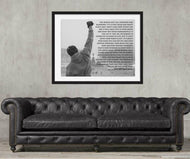 Rocky Balboa Movie poster Rocky Balboa poster Rocky Poster Canvas inspirational art