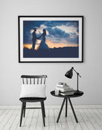 Wedding Song First Dance Lyrics Anniversary Gifts Wedding Gift 1st anniversary gift 2nd anniversary gift 5th anniversary gift Poster