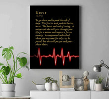 Load image into Gallery viewer, Nurse Gift gift for nurse Being A Nurse Means Sign nurse graduation gift RN nursing graduate nurse graduation nurse definition