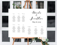 Seating Chart for Wedding Bridal shower party artwork Wedding Seating Chart Template
