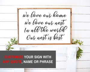 Custom sign sign custom quote sign wood sign print custom quote sign custom sign print custom quote print print sign farm house sign