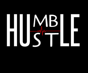 Humble Hustle artwork11x14 framed birthdayCustom quote framed Wall art Motivational Quotes Poster