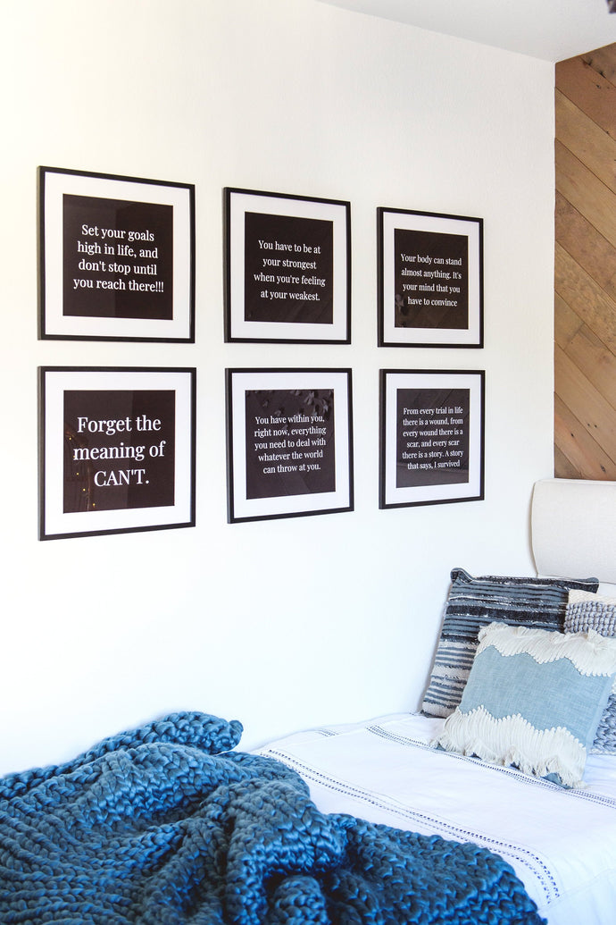Custom Quote print wall art framed or art print  Custom Poster Framed with custom favorite quote print sign