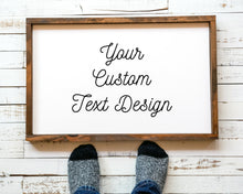 Load image into Gallery viewer, Custom Quote Print | Custom Sign | Custom sign print Custom poster Quote Custom Personalized Custom Typography framed art print