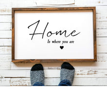 Load image into Gallery viewer, Home wood sign It&#39;s so good to be home housewarming gift Farmhouse decor rustic wood sign for living room Farmhouse rustic wood sign