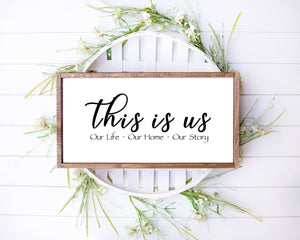 Farmhouse Rustic Wood Custom quote print wall Poster