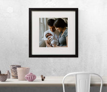 Load image into Gallery viewer, 8X8 Glass Picture Photo Instagram Frame, Instagram picture frame we Print and frame Instagram photo and custom frame them