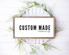 Load image into Gallery viewer, Make your Custom Sign art print  and Custom quote print wall art personalized Custom poster with with quote or poem