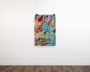Abstract canvas art Printcanvas art printPastel Abstract WatercolorNeutral ArtBedroom Wall Art