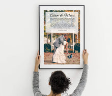 Load image into Gallery viewer, Gift for wife anniversary gift framed wall art