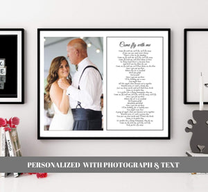 Fathers Day Gift Father Of The Bride Gift Personalized gift Father Daughter Dance wall art Dad Daughter Dance birthday gift