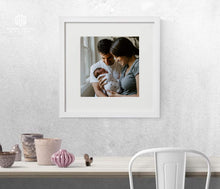 Load image into Gallery viewer, 8X8 Glass Picture Photo Instagram Frame, Instagram picture frame we Print and frame Instagram photo and custom frame them