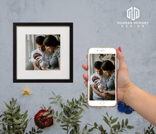 Load image into Gallery viewer, 8X8 Glass Picture Photo Instagram Frame Print and frame photo