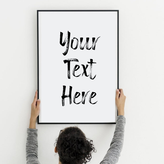 Custom quote print frame Custom quote print custom frame quote custom print custom lyric print custom poster print frame song lyric