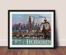 Load image into Gallery viewer, Hoboken wall art print Hoboken Sign Hoboken framed Wall art Home wall art