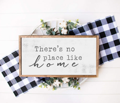 There is no place like home farmhouse wood sign for home decor Farmhouse decor rustic decor home decor wall art