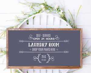 laundry room wood sign 12x18 personalized wood sign laundry art home wall art laundry