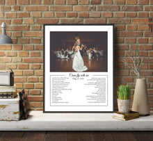 Load image into Gallery viewer, Fathers Day Gift Father Of The Bride Gift Personalized gift Father Daughter Dance wall art Dad Daughter Dance birthday gift