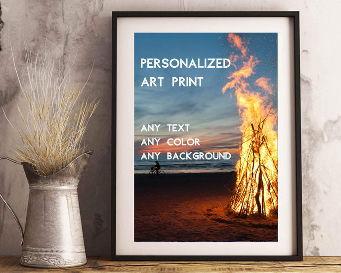 Custom Sign art print Typography Personalized wall art framed Custom Quote print Typography wall art print Custom Print Custom Poster