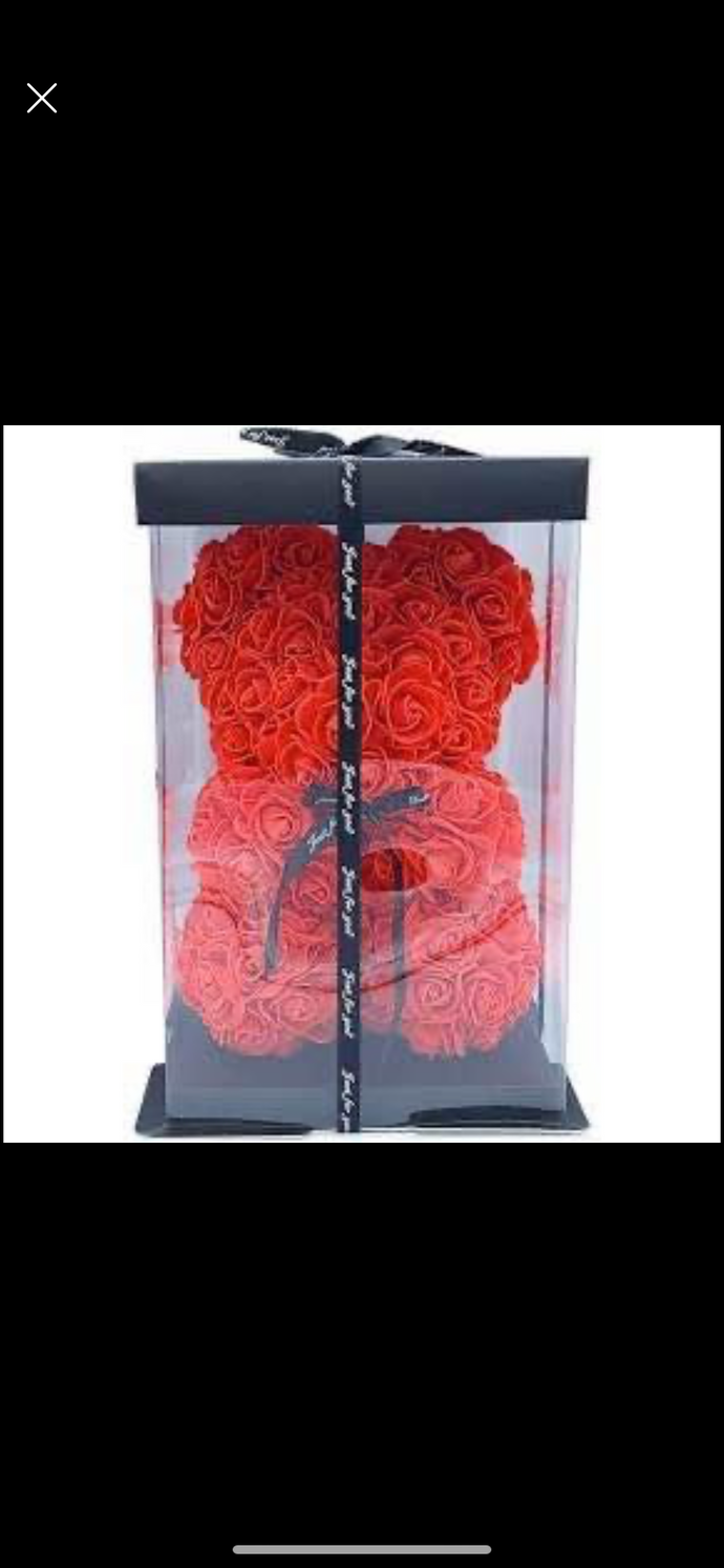 Red rose bear 12 inch Valentine’s Day gift for him her