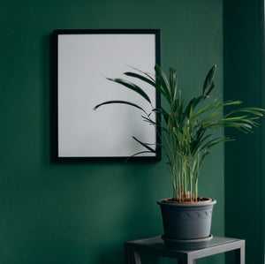 Black 16x12 picture frame wood With Acrylic - Wall Hanging