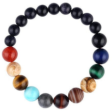 Load image into Gallery viewer, Eight Planets Bead Bracelet Made with Natural Stone