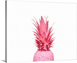 Pineapple Print,canvas print, PINK ART PRINT, wall art print, pineapple gift